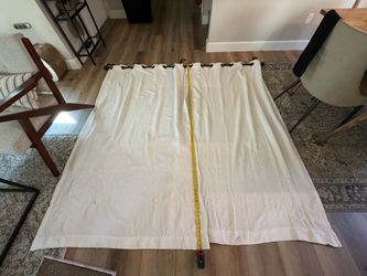Curtains blackout used