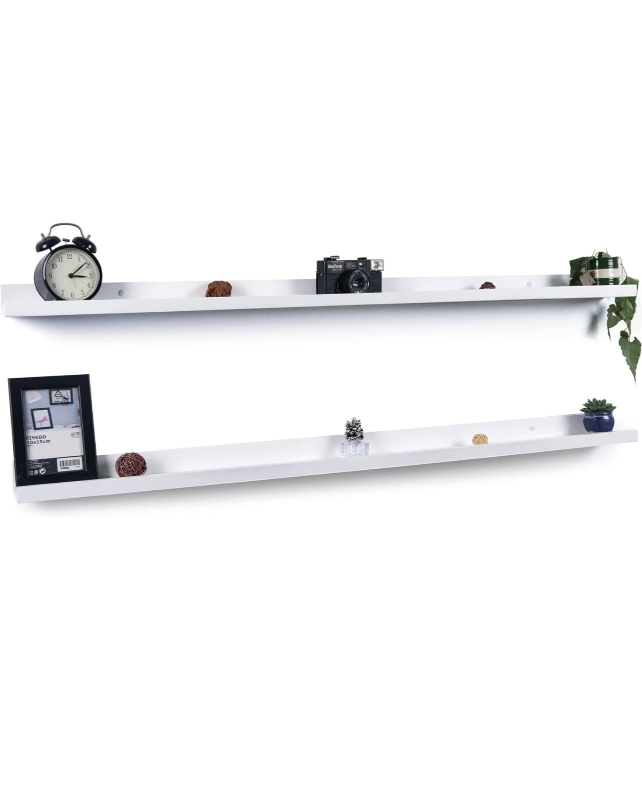 White Floating Shelves- 6ft (72in)