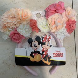 Floral Minnie Mouse Ears