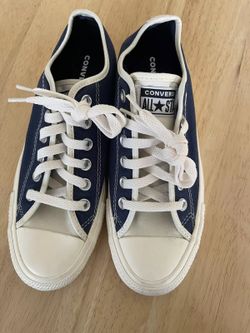 Converse All Star Chuck Taylor Low Shoes Women 6.5 Dark Blue Navy