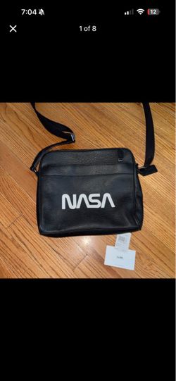 COACH Shoulder Bag Limited NASA Series Black Rare From USA