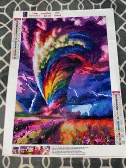Abstract Tornado Diamond Art