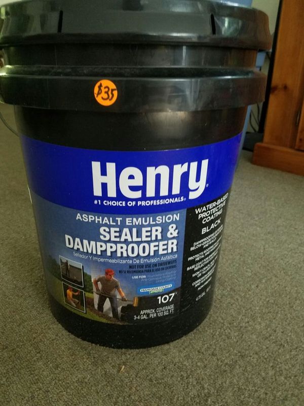 henry asphalt emulsion sealer and damp proofer henry asphalt emulsion sealer and damp proofer