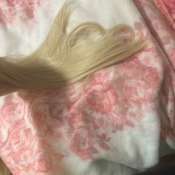 Honey, Blonde And Platinum Blonde Halo Extensions