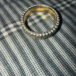 Pandora Timless pave triple row ring 14k Gold