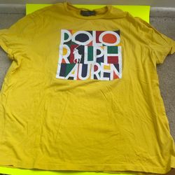 Polo Ralph Lauren Yellow T-shirt XL