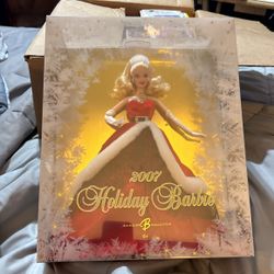 2007 Holiday Barbie never opened
