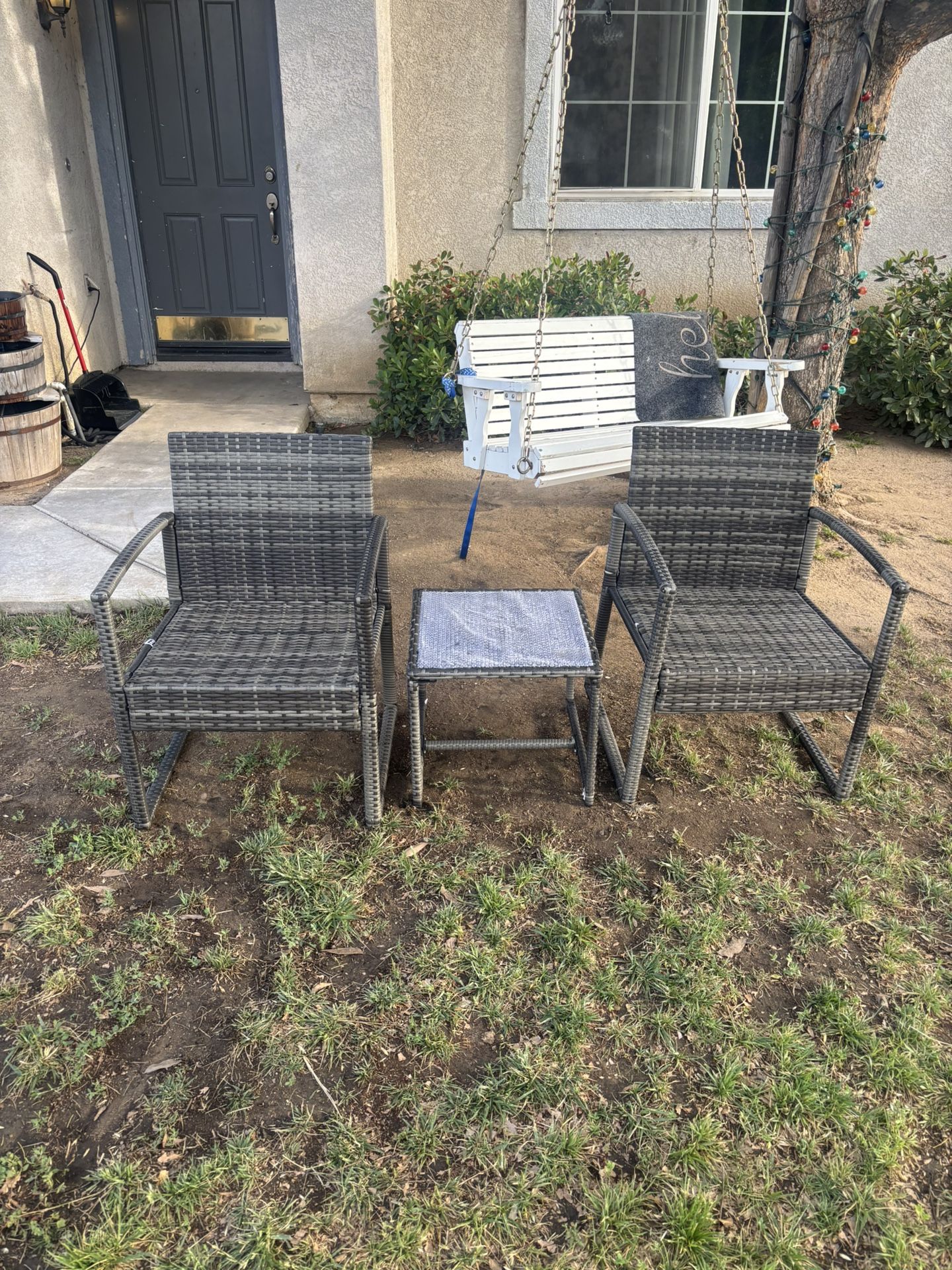 🆕 Bistro Set Three-piece Patio Chair Set Patio Chairs Brand New Patio Outdoor Furniture 🚚🆕