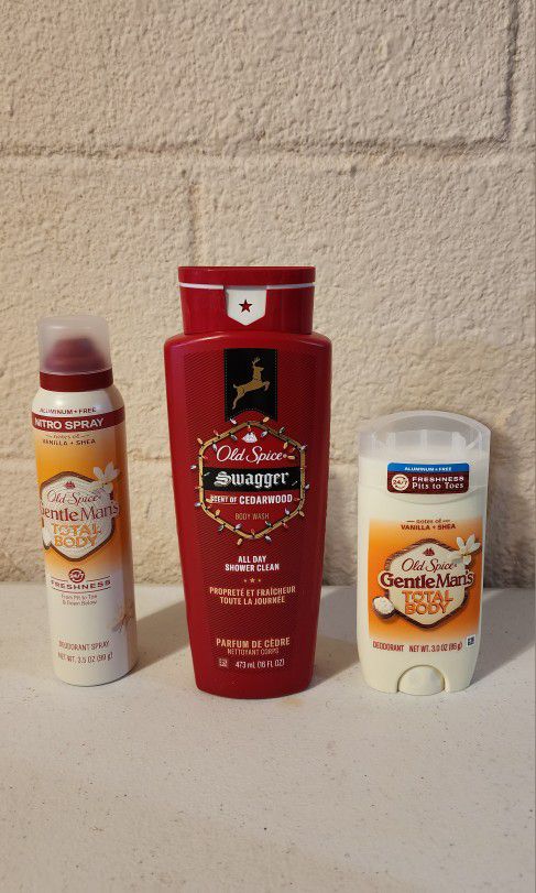 Old Spice Total Whole Body Deodorant Bundle