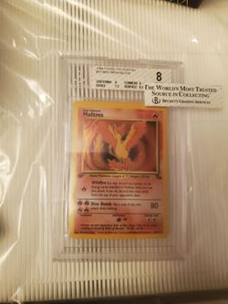 Becket 8 first edition holo Moltres