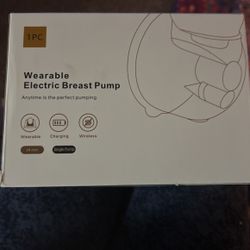 Wearable Electric Breast Pump, Pink. Ningbo 25$