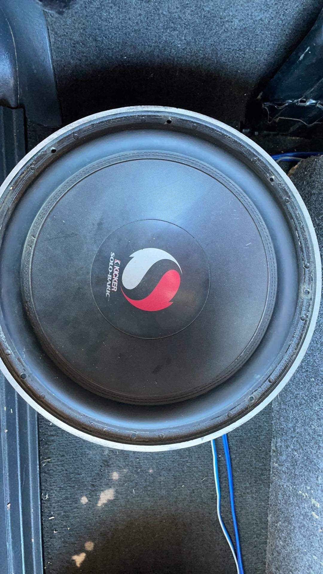 Solo Baric 12 With A 400.1 kicker Amp