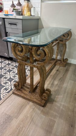 Side table. Buffet table