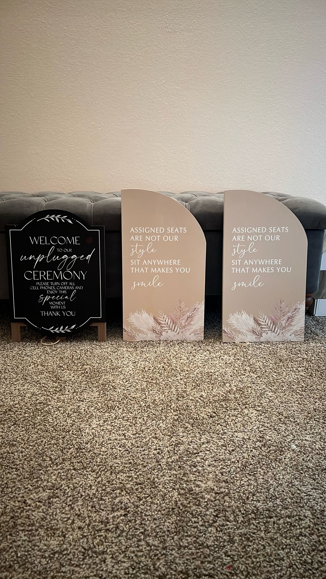 Wedding/Ceremony Signs