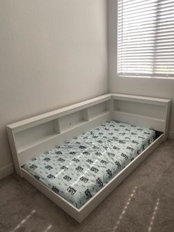 Ashley Furniture book case storage twin bed frame