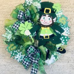 St Patrick’s Day Wreath $45