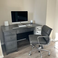 Restoration  Hardware Metal Desk 