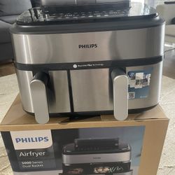 Philips 5000 Dual Basket Airfryer With Steam