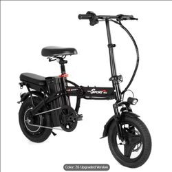 Wholesale-Retail Z6 Electric Bike, 650W Motor, 14-Inch Tires, 48V 10.5AH Electric Bike, Top Speed 25 MPH