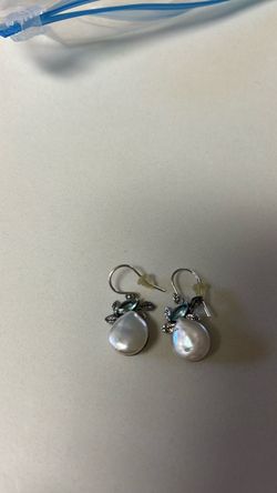 Silver earrings