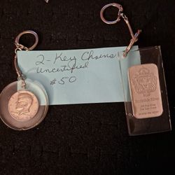 Silver Bar/Silver Coin Key Chains