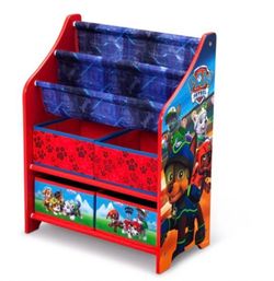 Paw patrol book and toy organizer