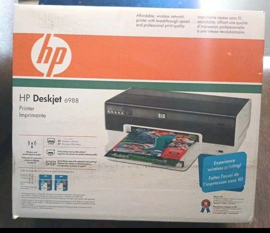 *BRAND NEW*HP Deskjet 6988 Printer Color USB LAN Wi-Fi