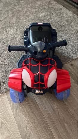 Spidey battery 4 wheeler-