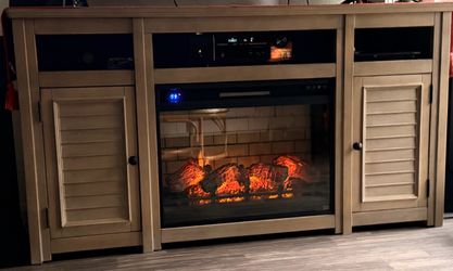 Electric Fireplace TV Stand Console