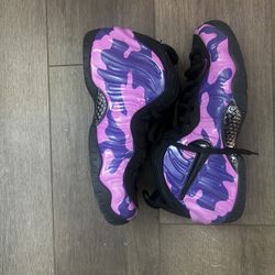 Nike Foamposite Purple Camo