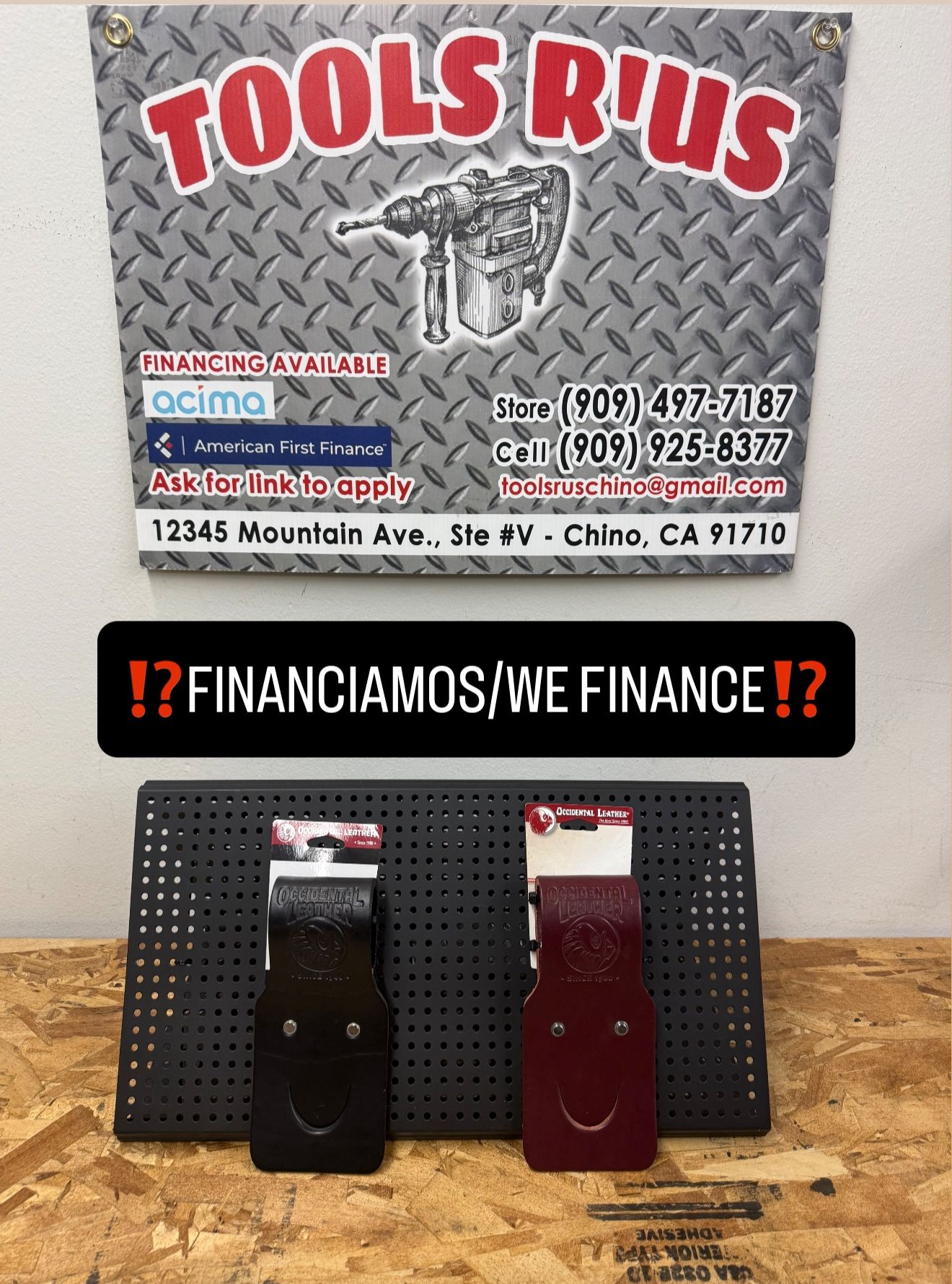 B5210/5210 OCCIDENTAL LEATHER Single Spud Holder(EACH)**(FINANCIAMOS/WE FINANCE)**
