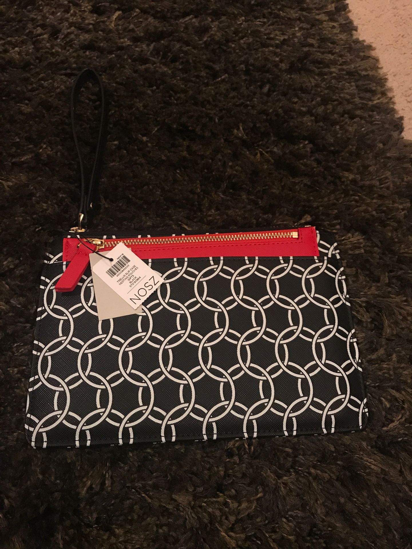 Black and Red Clutch - Brand New