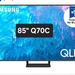 SAMSUNG 85"INCH QLED 4K SMART TV Q70C ACCESSORIES INCLUDED 