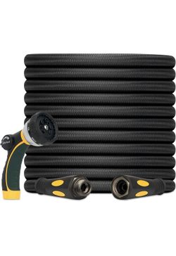 TheFitLife 100 FT Garden Hose, Heavy Duty, Lightweight, No Kink, Flexible