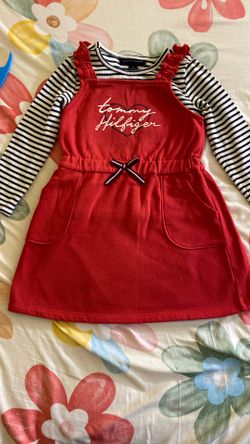 Girl TOMMY HILFIGER. RED DRESS   Size4 