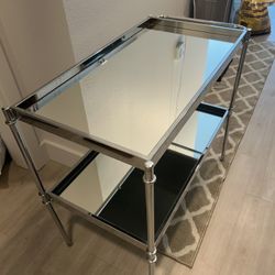 Double Mirror Bar Cart