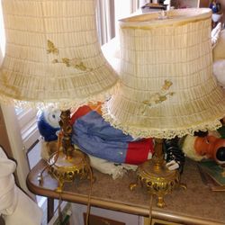 Pair Of Vintage Lamps 
