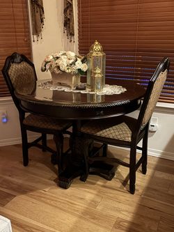 Pub Height Dining Table With 3 Chairs