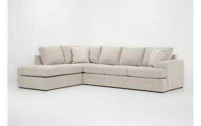 Bonaterra II Sand 2-Piece Sleeper Sectional with Chaise
