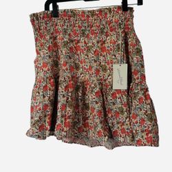 Women Floral Skirt size Large new