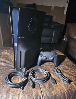 PS5 Slim Disc 1TB All Black Edition