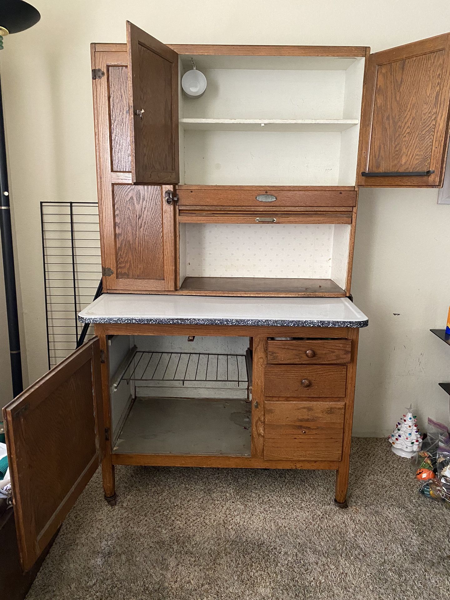 Antique Hoosier Cabinet