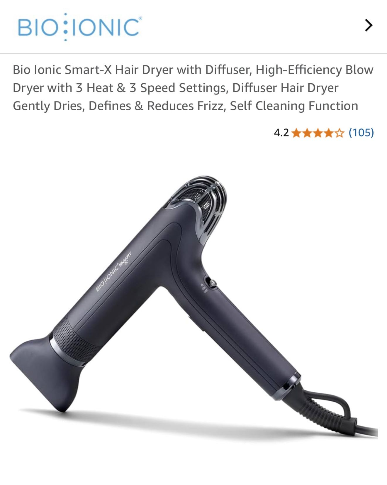 Bio ionic Smart X Dryer And Diffuser (New In box) 🔥🔥