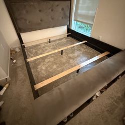 Free CA King Wooden Bed Fram