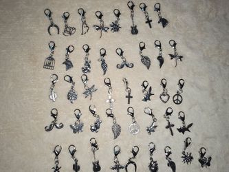 Silver Lobster Clasp Charms