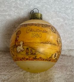 Vintage 1980 Hallmark Keepsake Nativity Christmas Ornament