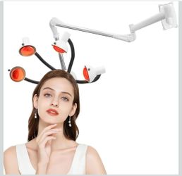 Wall mounted, multiple head, hair dryer/ heater