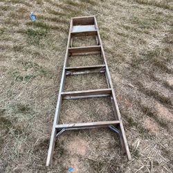 werner 6 ft wood ladder 
