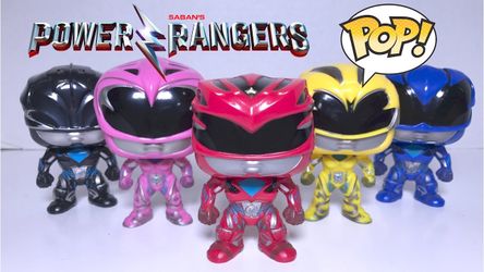 Funko Set Of 5 Power Rangers Movie 2017
