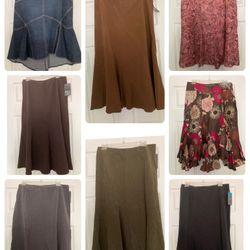 Ladies Skirts Lot - Sizes 8 and 10